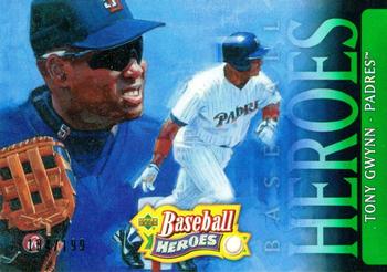 2005 Upper Deck Baseball Heroes - Emerald #85 Tony Gwynn Front