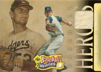 2005 Upper Deck Baseball Heroes - Memorabilia #115 Don Drysdale Front
