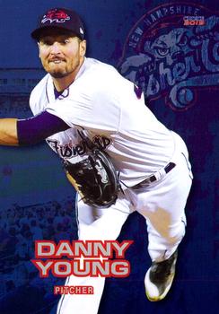2019 Choice New Hampshire Fisher Cats #34 Danny Young Front