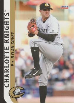 2018 Choice Charlotte Knights #5 Dylan Covey Front