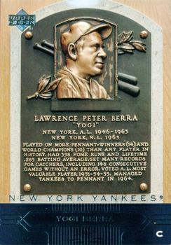2005 Upper Deck - Hall of Fame Plaques #SP-17 Yogi Berra Front
