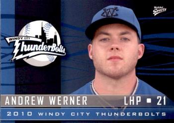 2010 MultiAd Windy City ThunderBolts #17 Andrew Werner Front