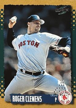 1995 Score - Gold Rush Redeemed Stamped #118 Roger Clemens Front