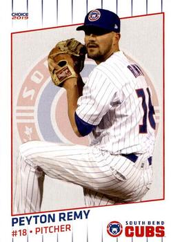 2019 Choice South Bend Cubs #19 Peyton Remy Front
