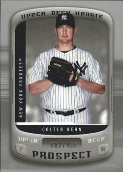 2005 Upper Deck Update - Prospects Silver #113 Colter Bean Front
