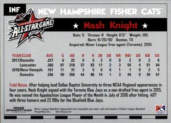 2019 Grandstand Eastern League All-Stars #NNO Nash Knight Back