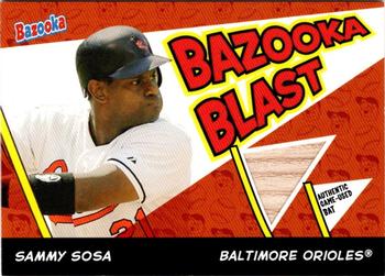 2006 Bazooka - Blasts Bat Relics #BBL-SS Sammy Sosa Front