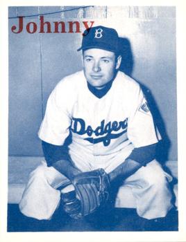 1974 TCMA 1952 Brooklyn Dodgers - Blue/White Red Names / Red Backs #NNO Johnny Rutherford Front