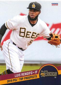 2019 Choice PCL Top Prospects #30 Luis Rengifo Front