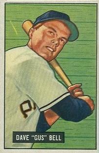 1951 Bowman #40 Dave Bell Front