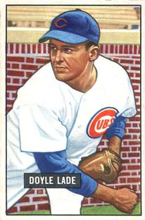 1951 Bowman #139 Doyle Lade Front