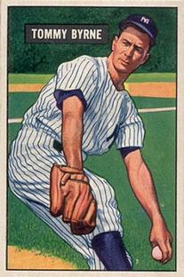 1951 Bowman #73 Tommy Byrne Front