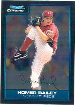2006 Bowman Draft Picks & Prospects - Chrome Futures Game Prospects #FG37 Homer Bailey Front