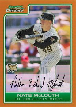 2006 Bowman Draft Picks & Prospects - Chrome Gold Refractors #BDP55 Nate McLouth Front