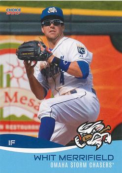 2017 Choice Omaha Storm Chasers #03 Whit Merrifield Front