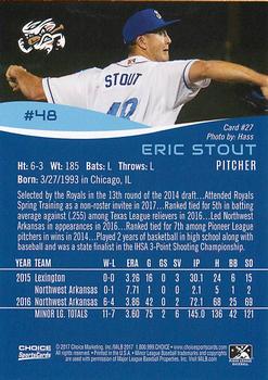 2017 Choice Omaha Storm Chasers #27 Eric Stout Back