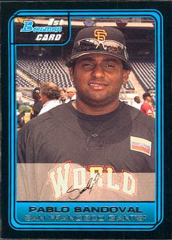 2006 Bowman Draft Picks & Prospects - Futures Game Prospects #FG6 Pablo Sandoval Front