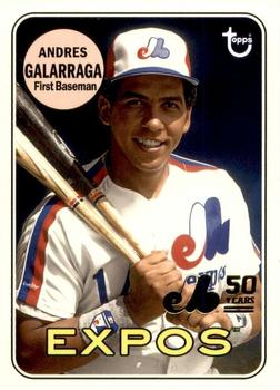 2019 Topps Archives - 50th Anniversary of the Montréal Expos #MTL-AG Andres Galarraga Front