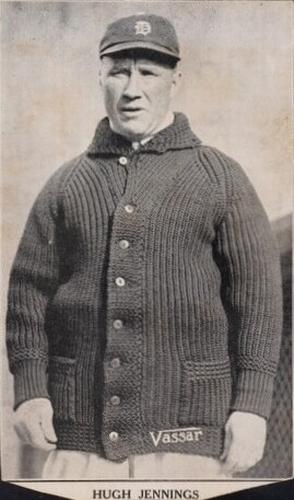 1912 Vassar Sweaters #NNO Hugh Jennings Front