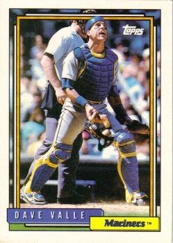 1992 Topps #294 Dave Valle Front