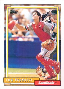 1992 Topps #448 Tom Pagnozzi Front