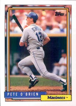 1992 Topps #455 Pete O'Brien Front