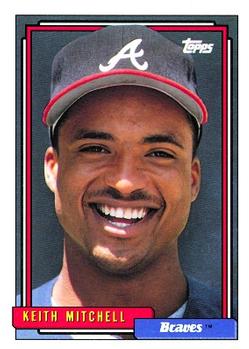 1992 Topps #542 Keith Mitchell Front