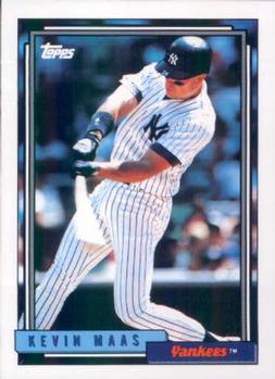 1992 Topps #710 Kevin Maas Front
