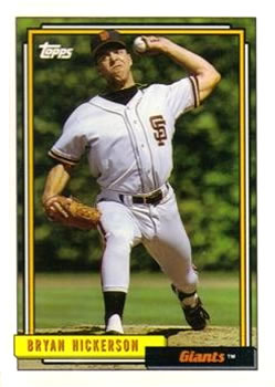 1992 Topps #8 Bryan Hickerson Front