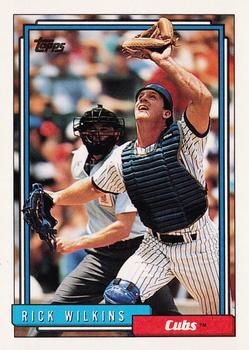 1992 Topps #348 Rick Wilkins Front