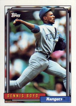 1992 Topps #428 Dennis Boyd Front