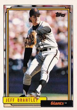 1992 Topps #491 Jeff Brantley Front