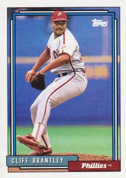 1992 Topps #544 Cliff Brantley Front