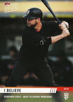 2019 Topps Now Players Weekend #PW-144 Stephen Vogt Front