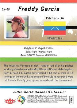 2006 Flair Showcase - World Baseball Classic #CM-50 Freddy Garcia Back