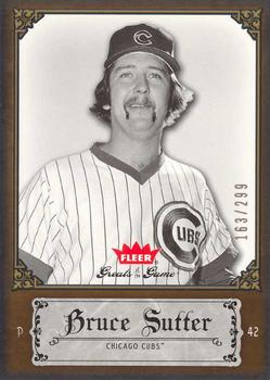 2006 Fleer Greats of the Game - Copper #17 Bruce Sutter Front