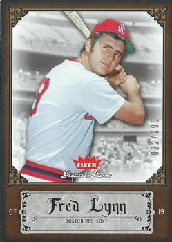 2006 Fleer Greats of the Game - Copper #37 Fred Lynn Front