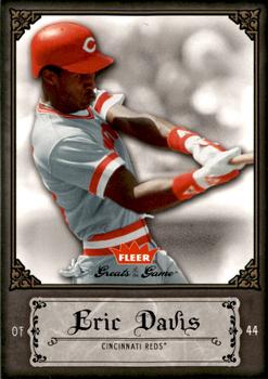 2006 Fleer Greats of the Game - Pewter #33 Eric Davis Front