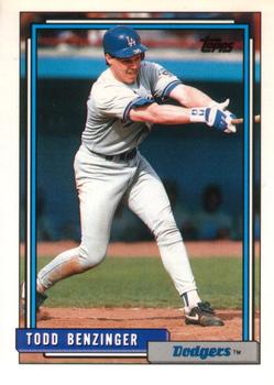 1992 Topps Traded #11T Todd Benzinger Front