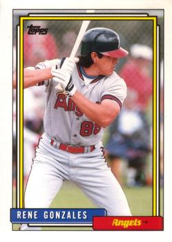 1992 Topps Traded #42T Rene Gonzales Front