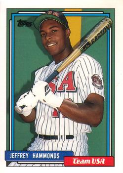 1992 Topps Traded #45T Jeffrey Hammonds Front