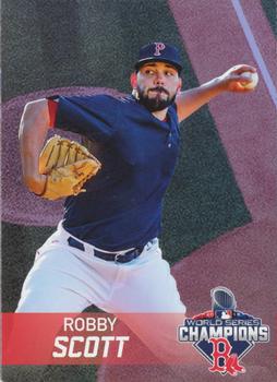 2019 BankRI/WEEI Pawtucket Red Sox World Series Champions Boston Red Sox #NNO Robby Scott Front