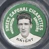 1909-12 Sweet Caporal Domino Discs (PX7) #NNO Jack Knight Front