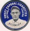 1909-12 Sweet Caporal Domino Discs (PX7) #NNO Boss Schmidt Front