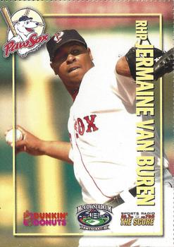 2006 Dunkin' Donuts NESN Pawtucket Red Sox #NNO Jermaine Van Buren Front