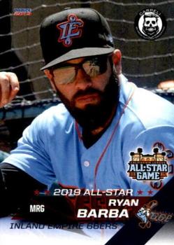 2019 Choice California League All-Star Game #1 Ryan Barba Front