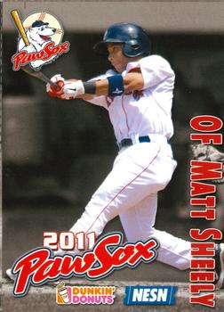 2011 Dunkin' Donuts NESN Pawtucket Red Sox #NNO Matt Sheely Front