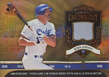 2006 SP Legendary Cuts - Baseball Chronology Materials #BC-KG Kirk Gibson Front