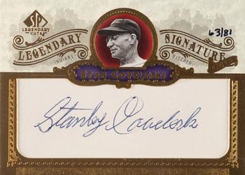 2006 SP Legendary Cuts - Legendary Signature Cuts #LC-ST Stan Coveleski Front