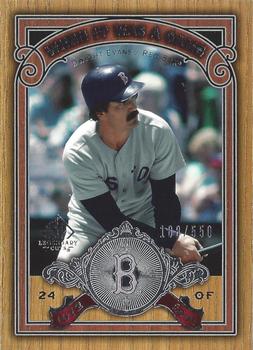 2006 SP Legendary Cuts - When It Was A Game Silver #WG-EV Dwight Evans Front